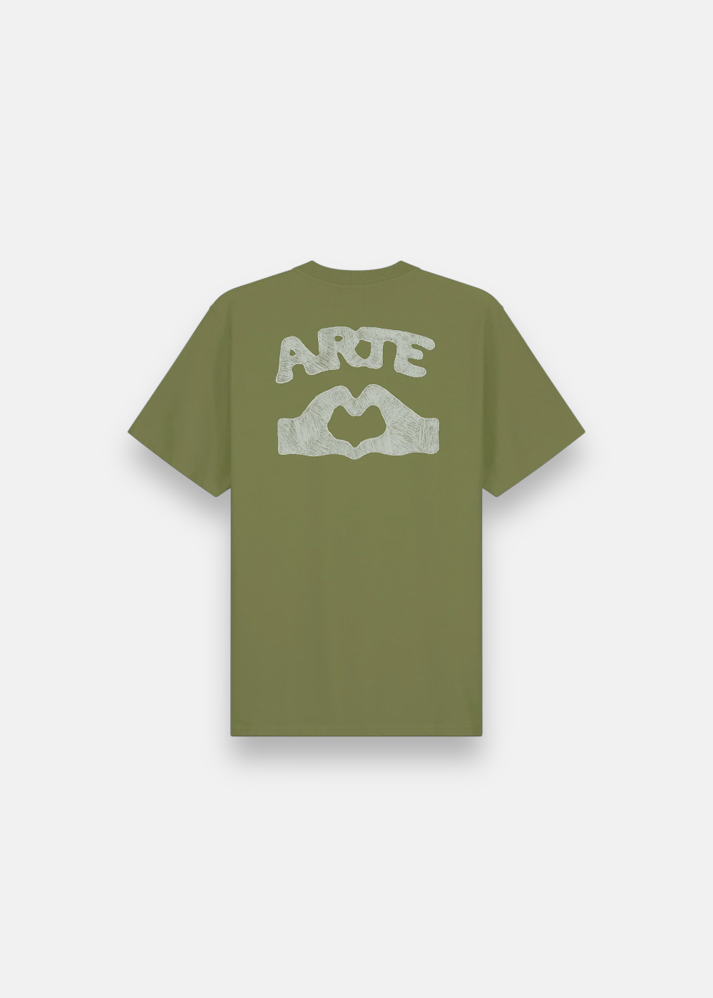 T-shirt back logo Diels stitch - kaki