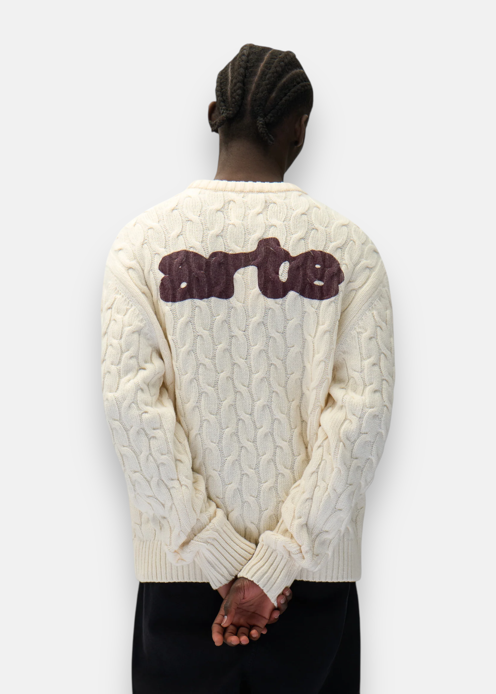 Pull en maille - beige