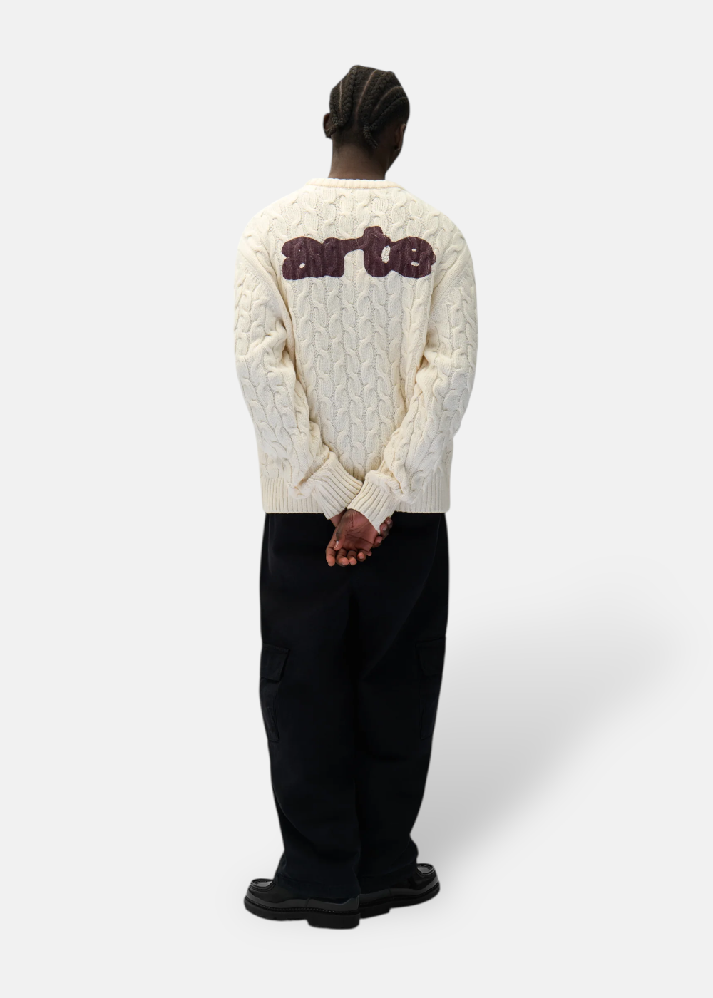 Pull en maille - beige