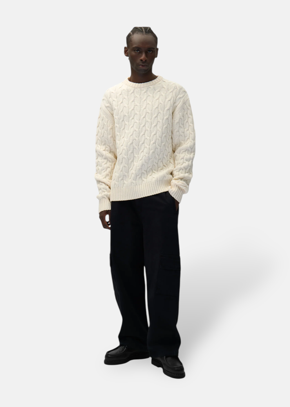 Pull en maille - beige