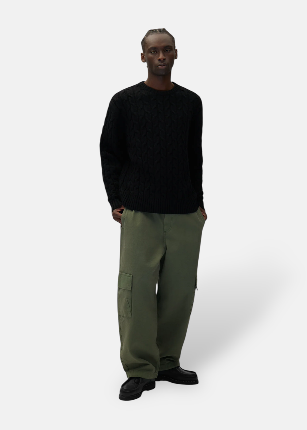 Pull en maille - noir
