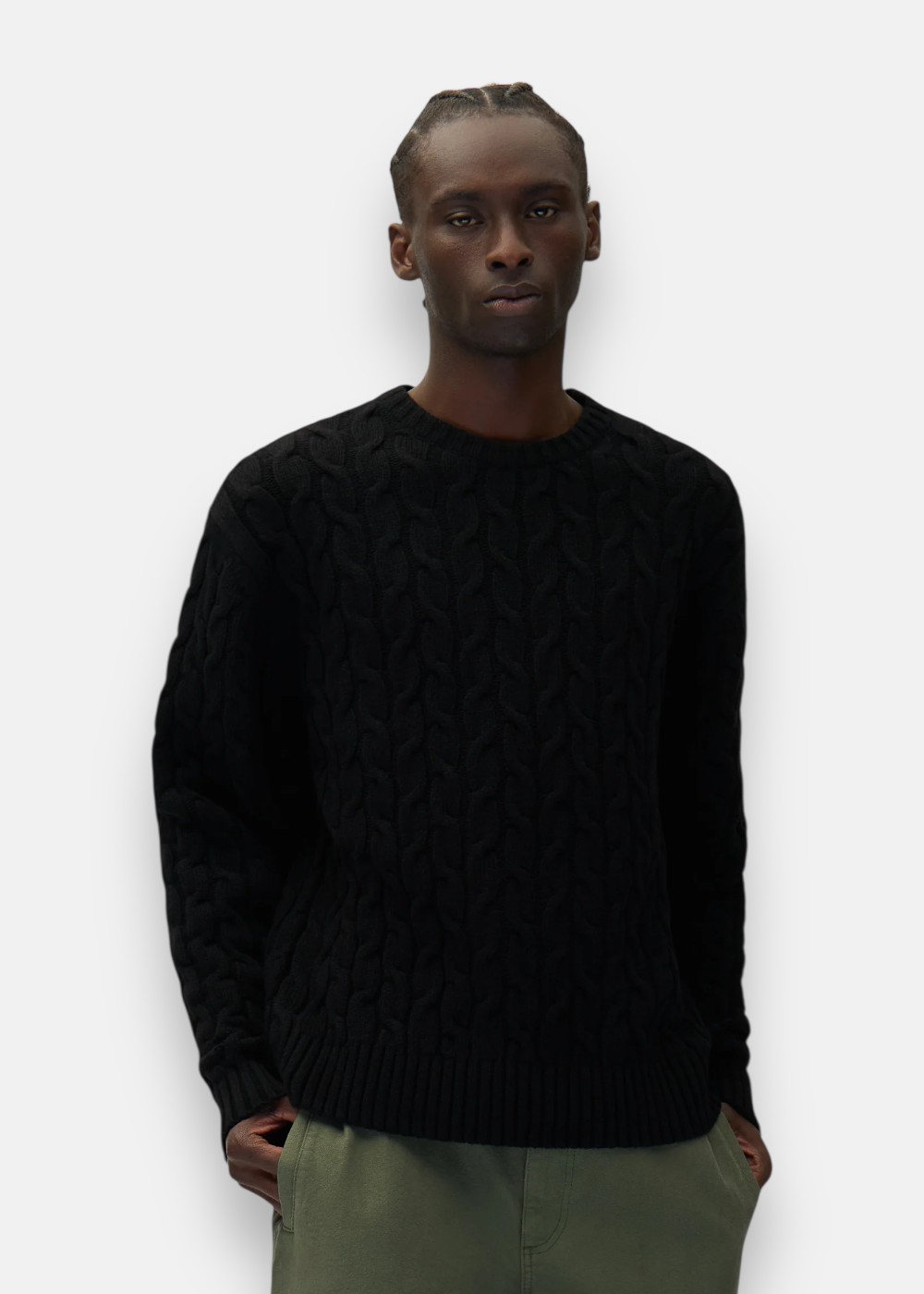 Pull en maille - noir