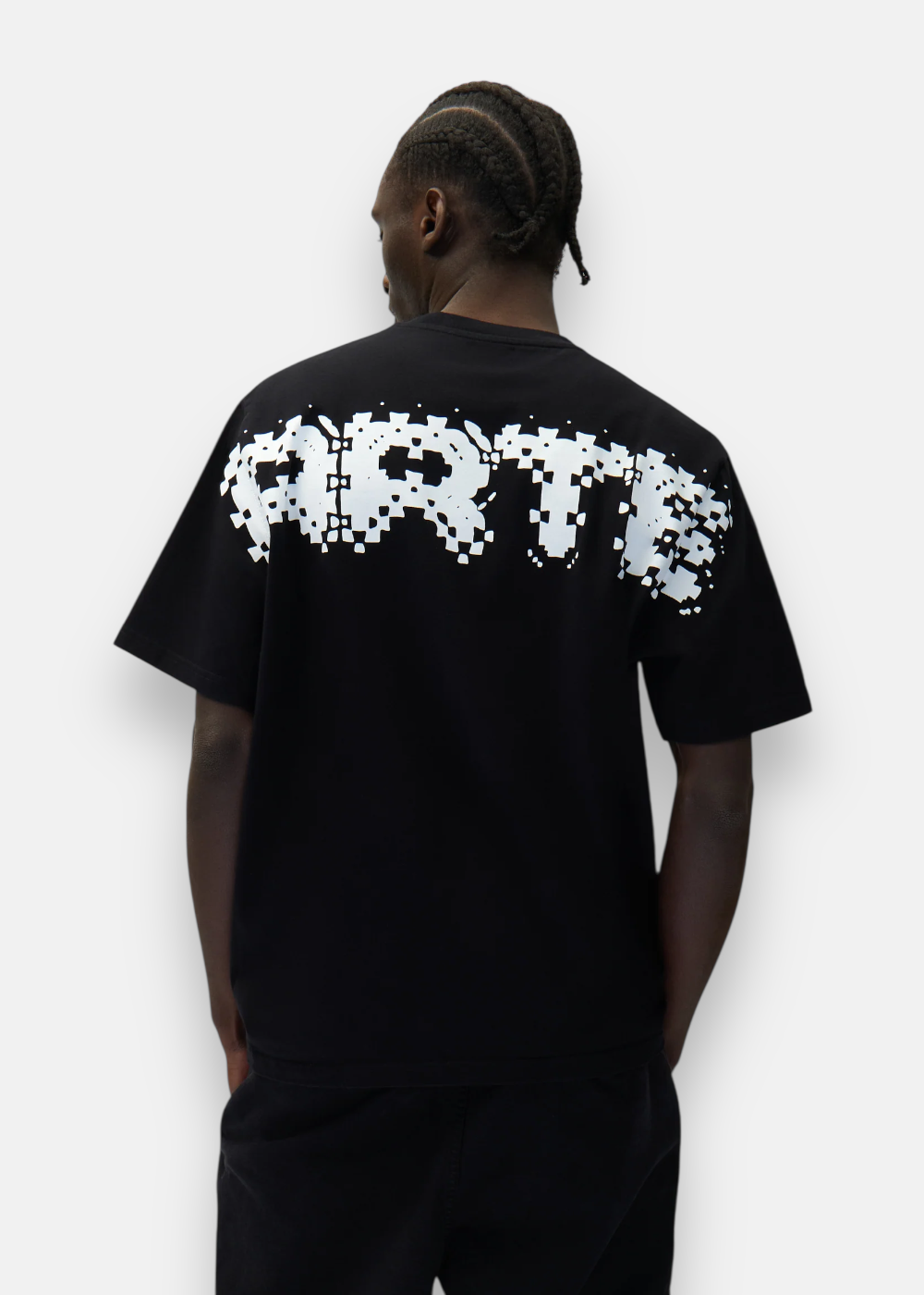 T-shirt block logo - noir