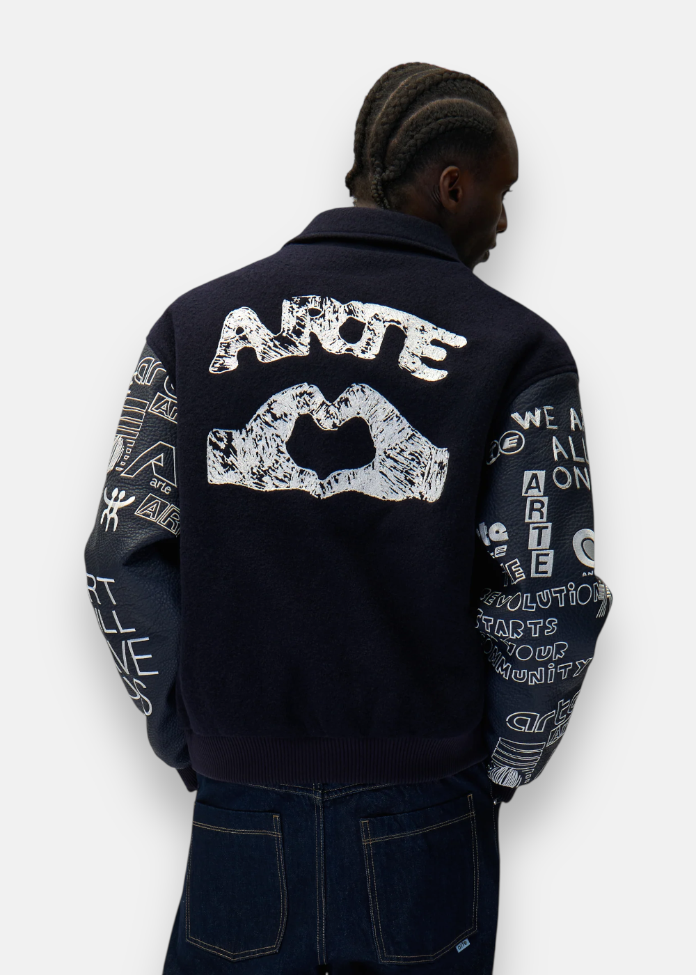 Veste en laine - bleu marine