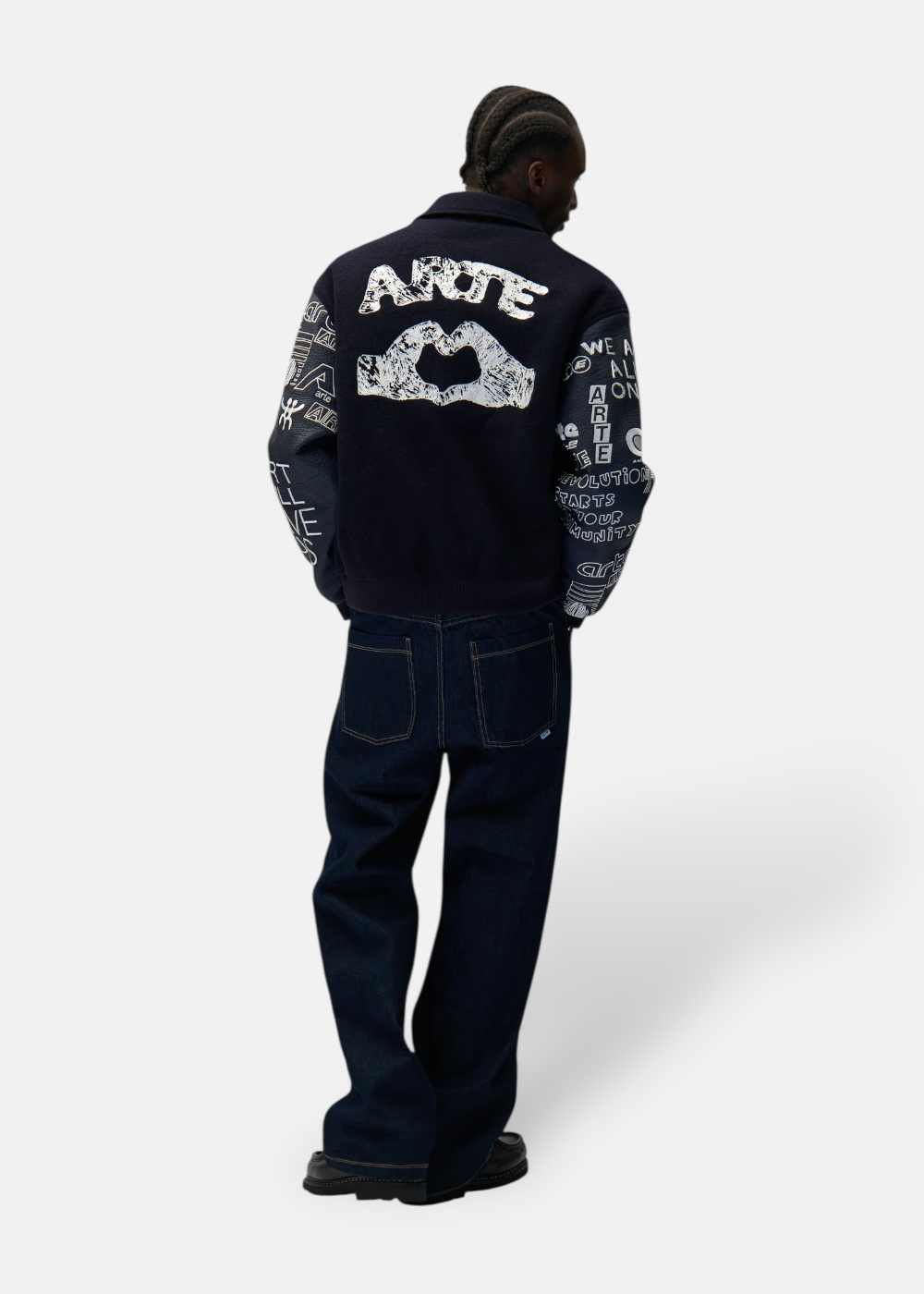 Veste en laine - bleu marine