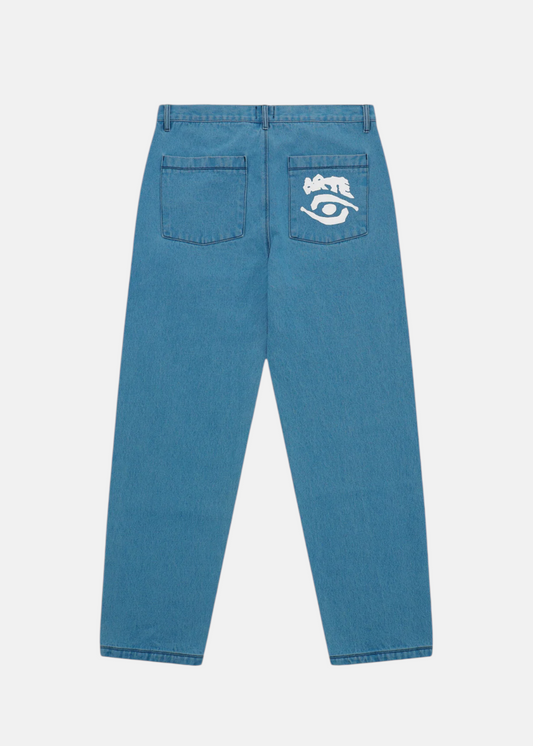 Pantalon logo eyes - bleu