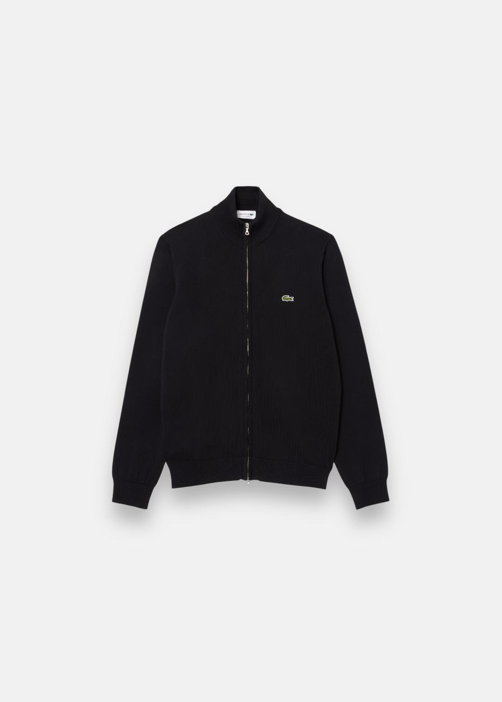 Pull Zippé Col Montant - noir