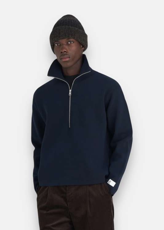 Pull Milano Half Zip- navy