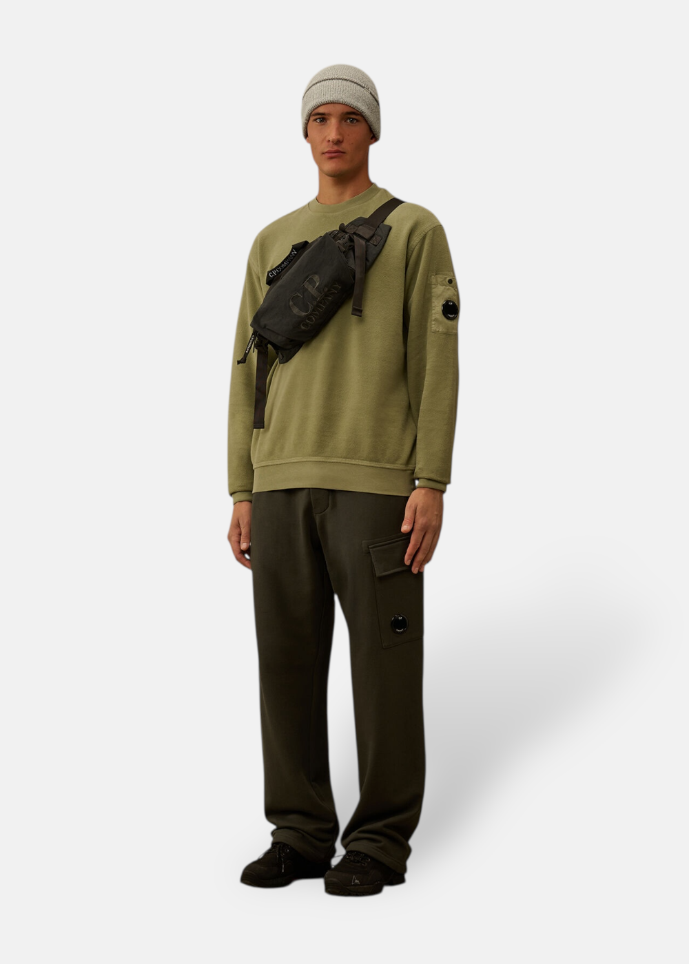 Pantalon de Survêtement Cargo- kaki