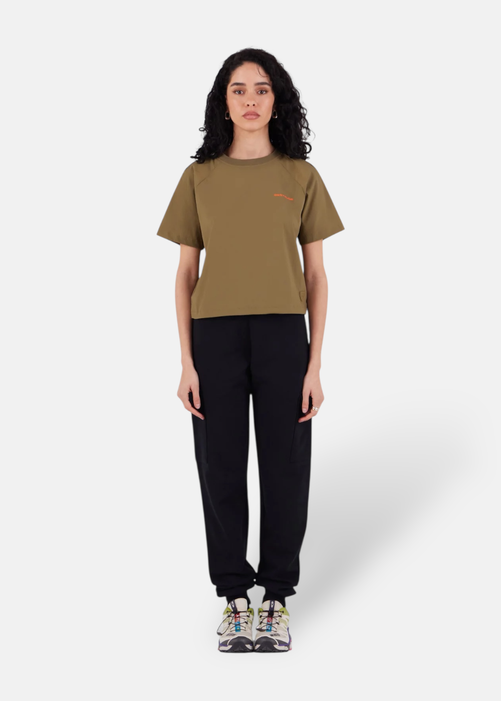 Pantalon Jogging Cargo Unisexe Mario - noir