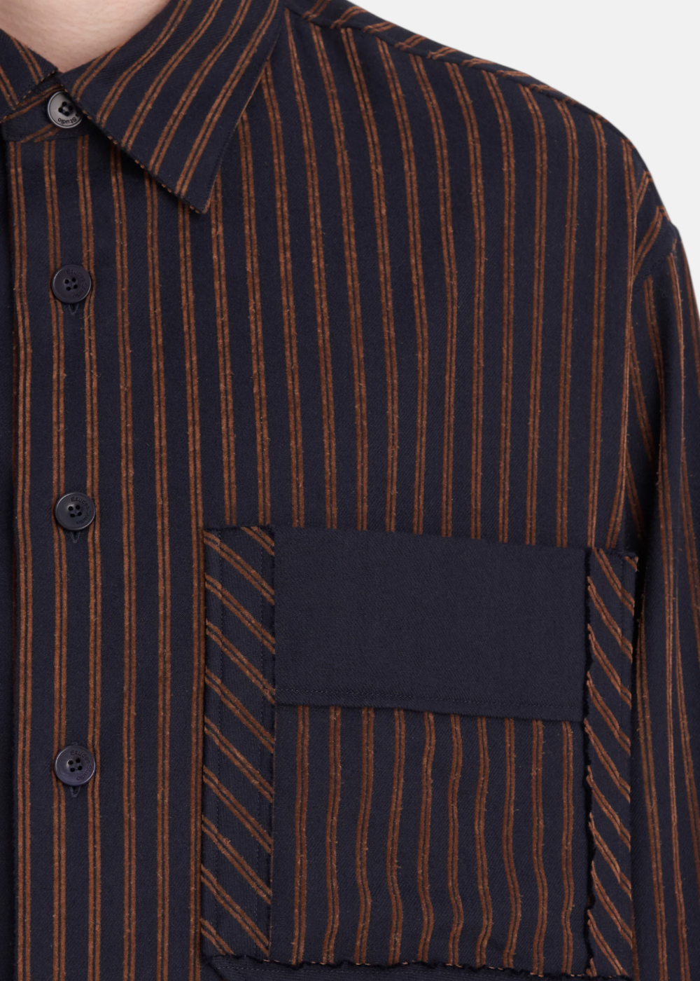 Chemise Flannel Stripe - marine