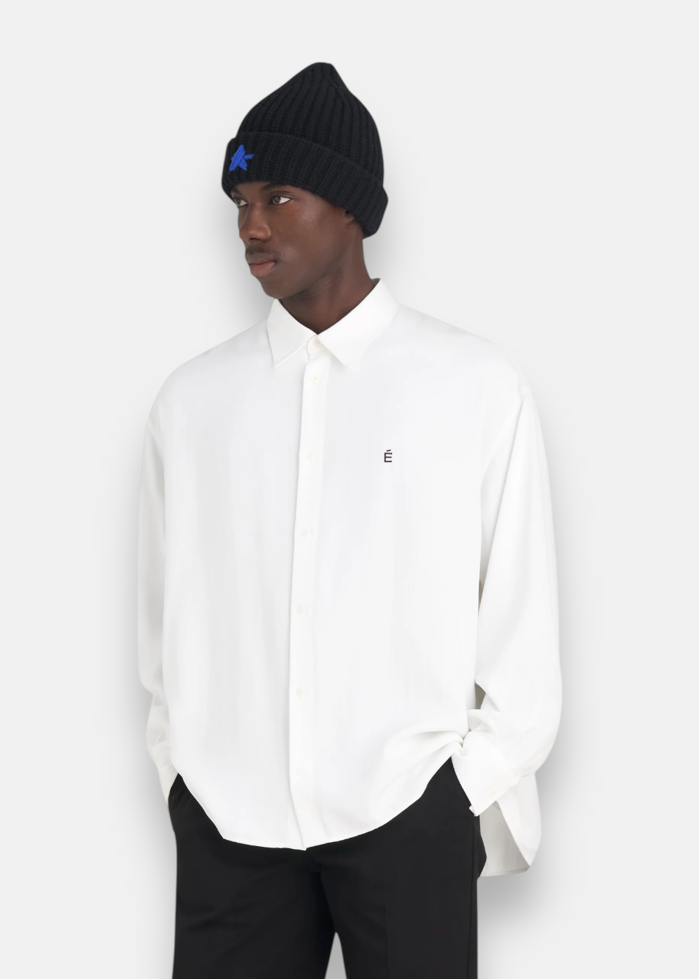 Chemise Oversize É En Tencel - blanc