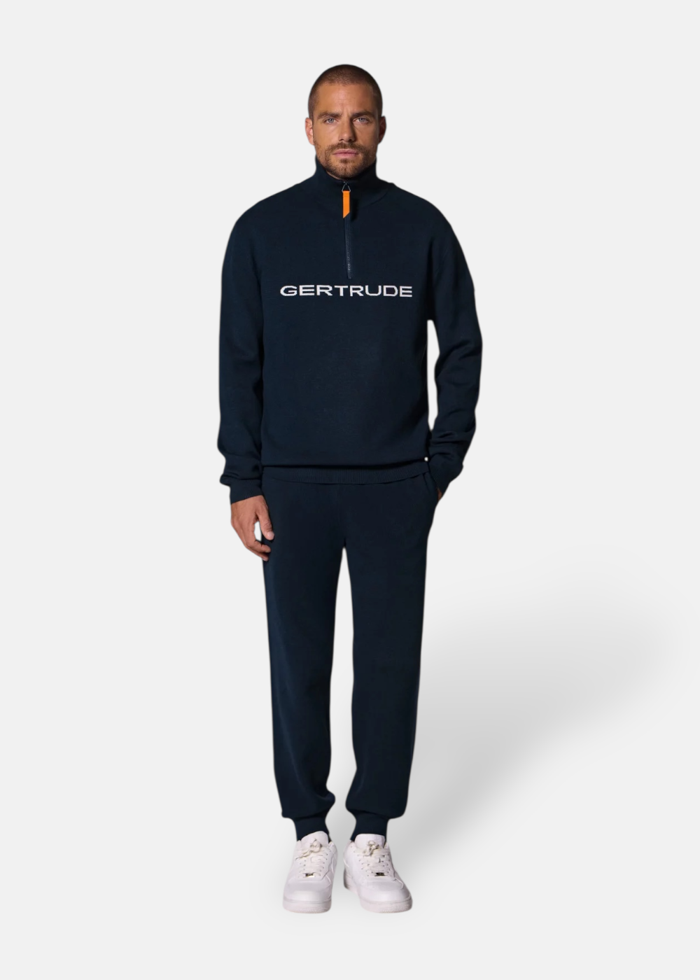 Pull Col Camionneur Mixte Lewisger - marine