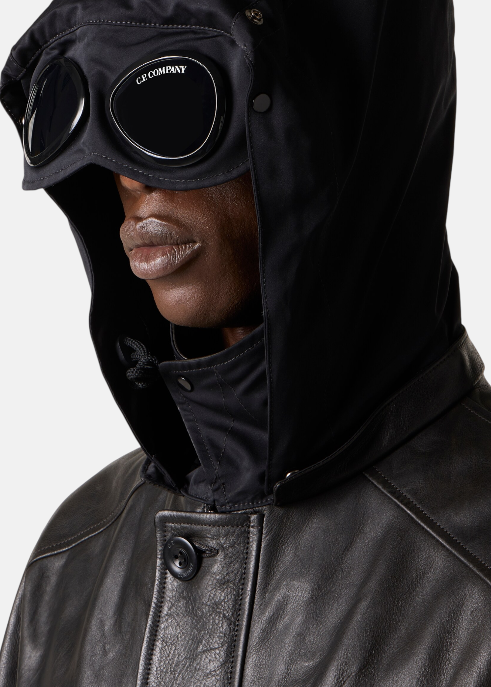 Veste Lens en Cuir - noir
