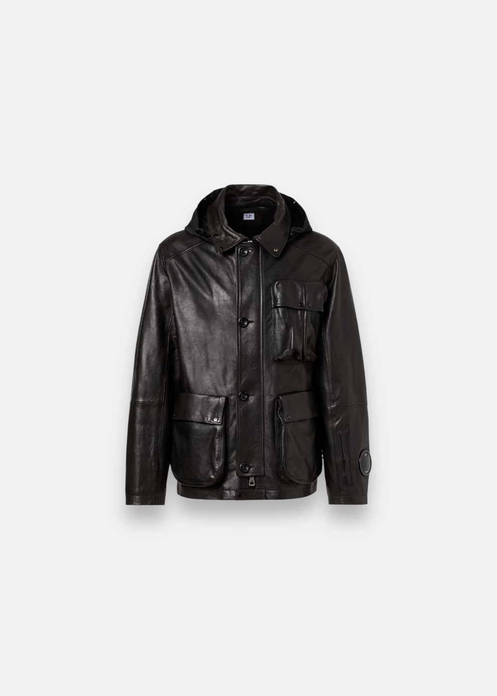 Veste Lens en Cuir - noir