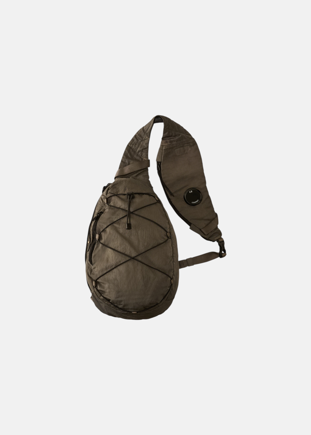 Sacoche crossbody en nylon - Dark shadow