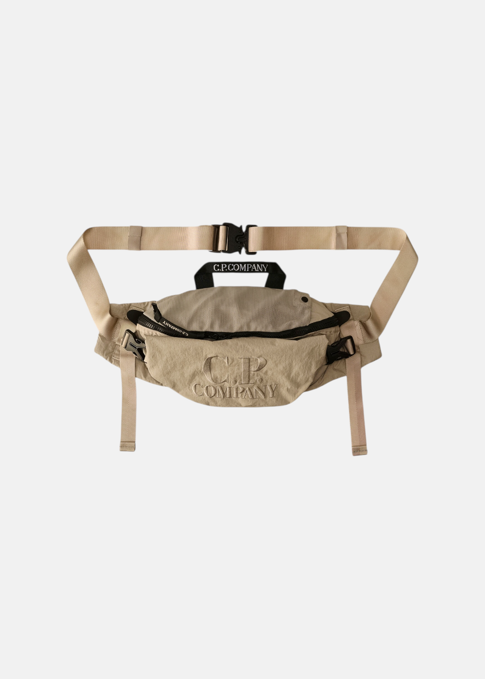 Sacoche crossbody Paper Touch - beige