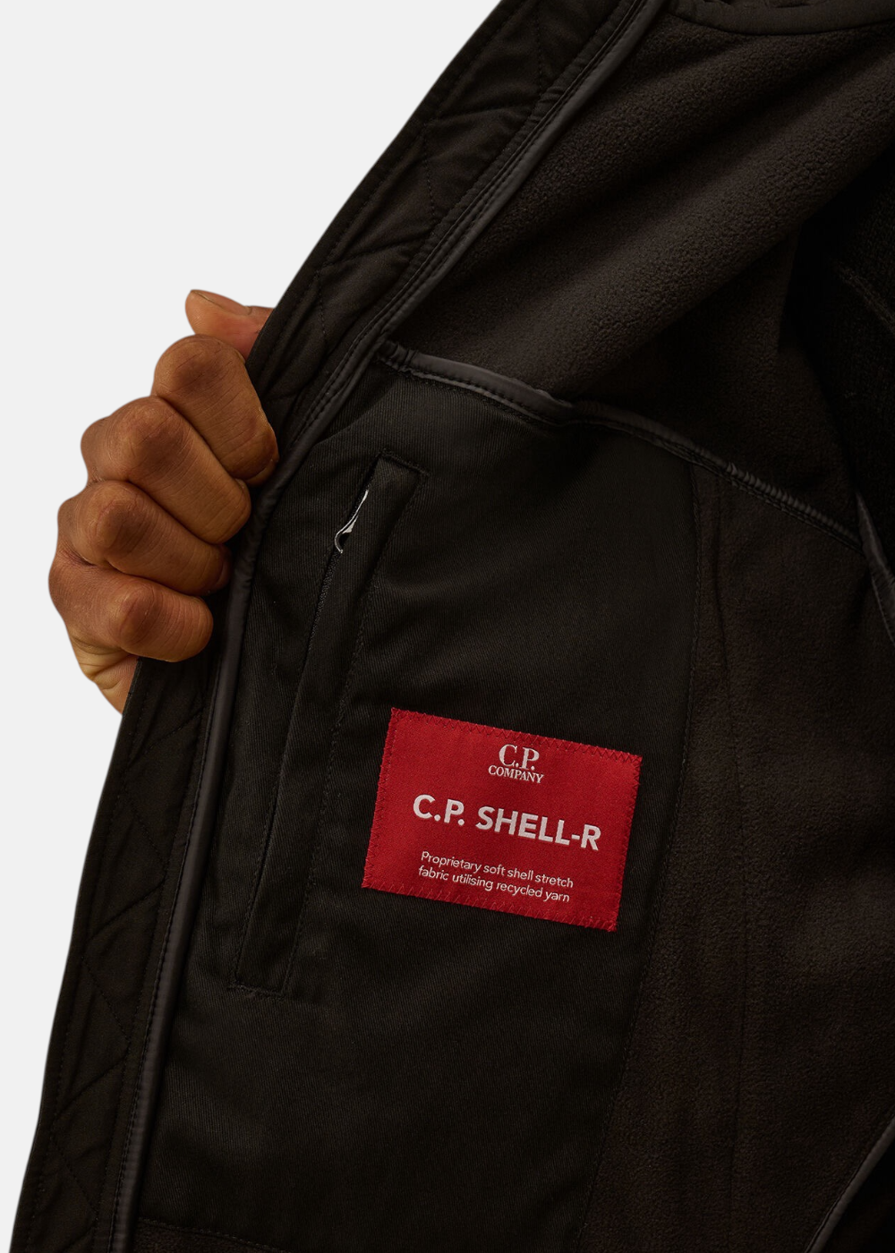 Veste doublé Shell-r Goggle - noir