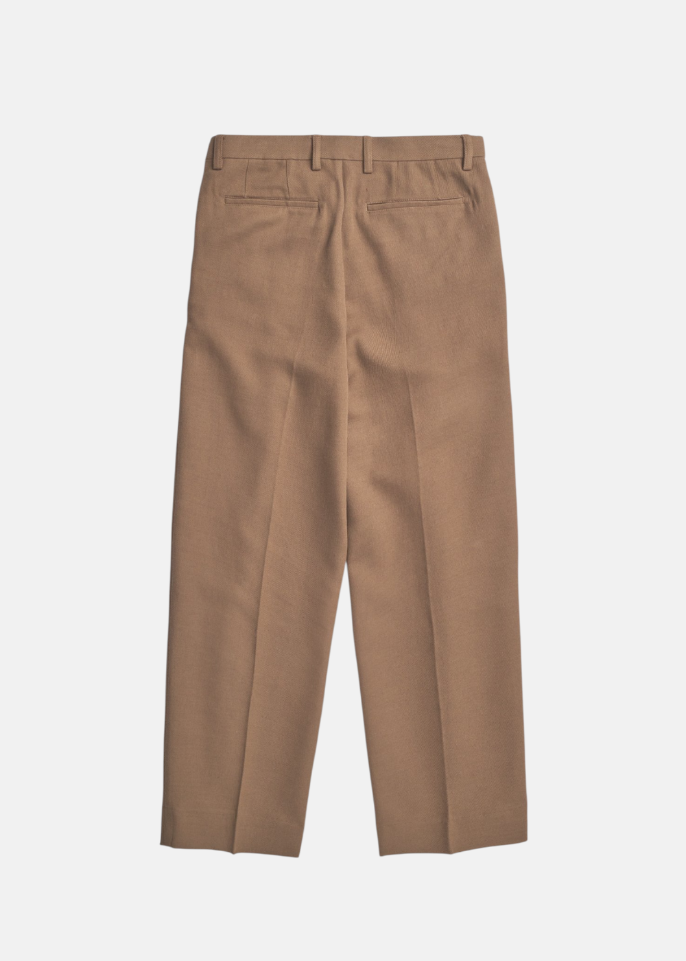 Pantalon Benn large plissé  - marron