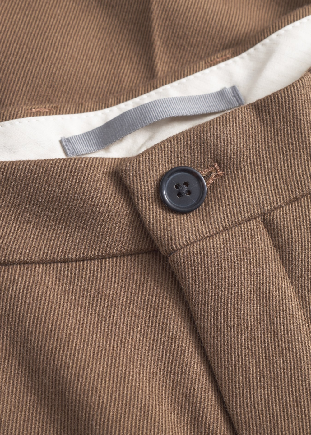 Pantalon Benn large plissé  - marron
