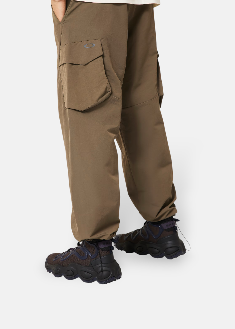 Pantalon cargo nylon New Retro Ny - kaki