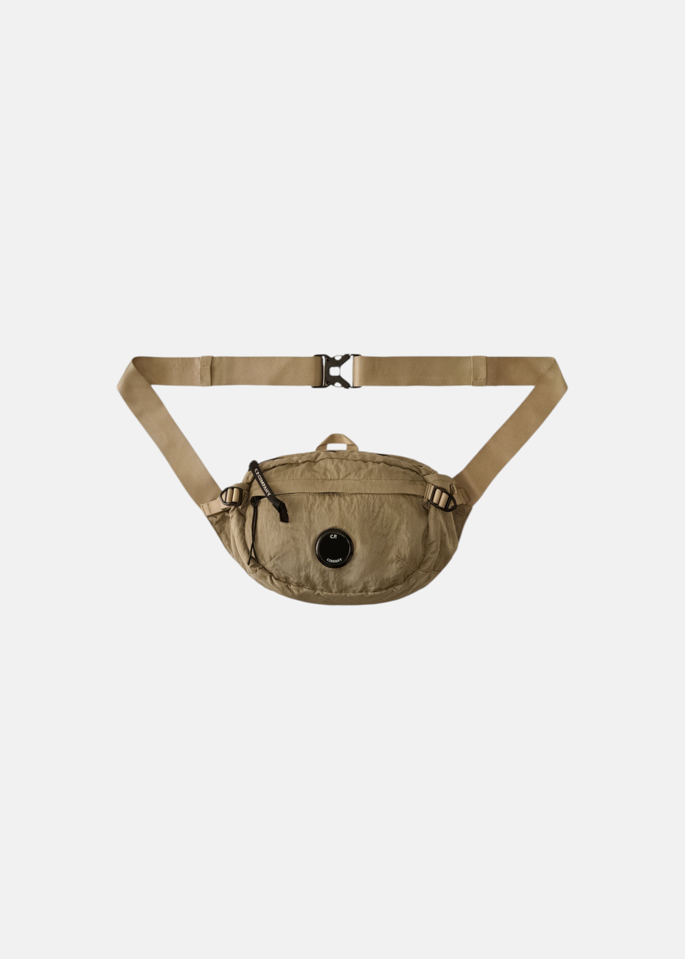 Sacoche en nylon - beige