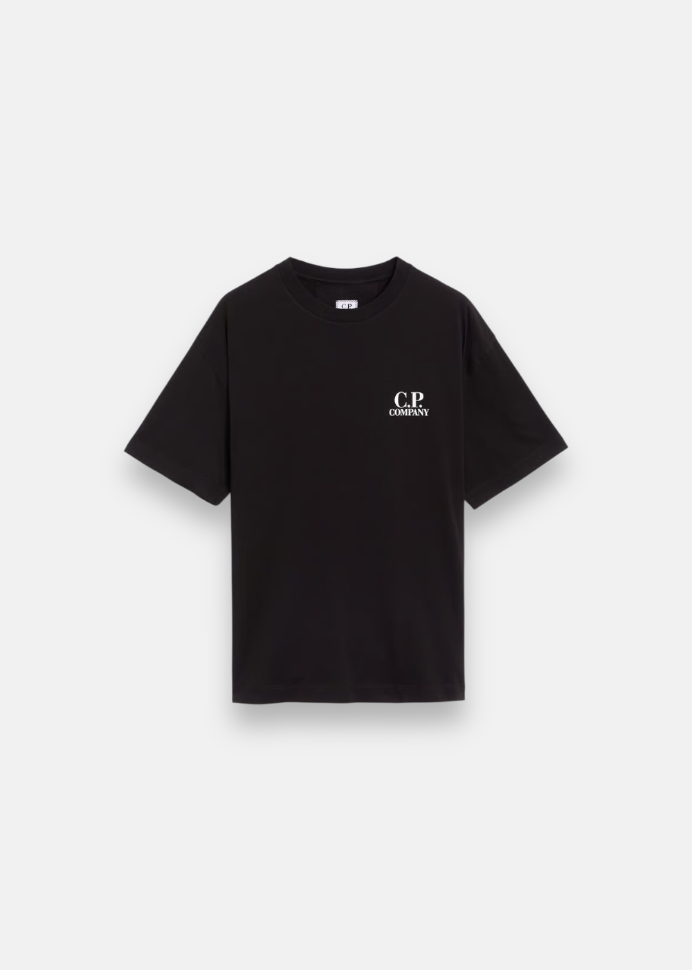 T-shirt 30/1 logo back – noir