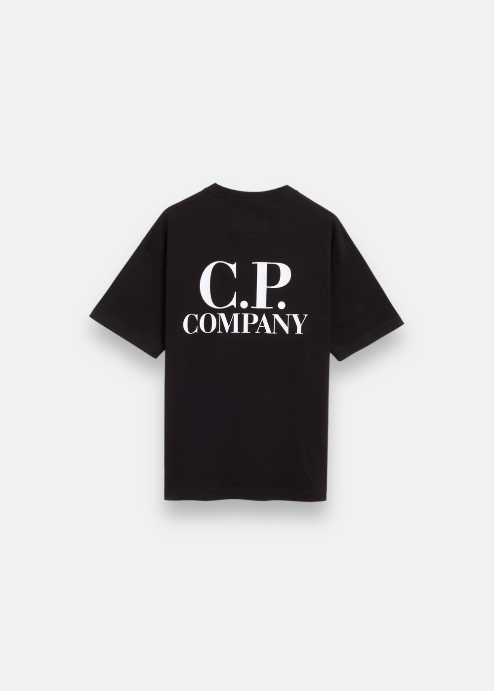 T-shirt 30/1 logo back – noir