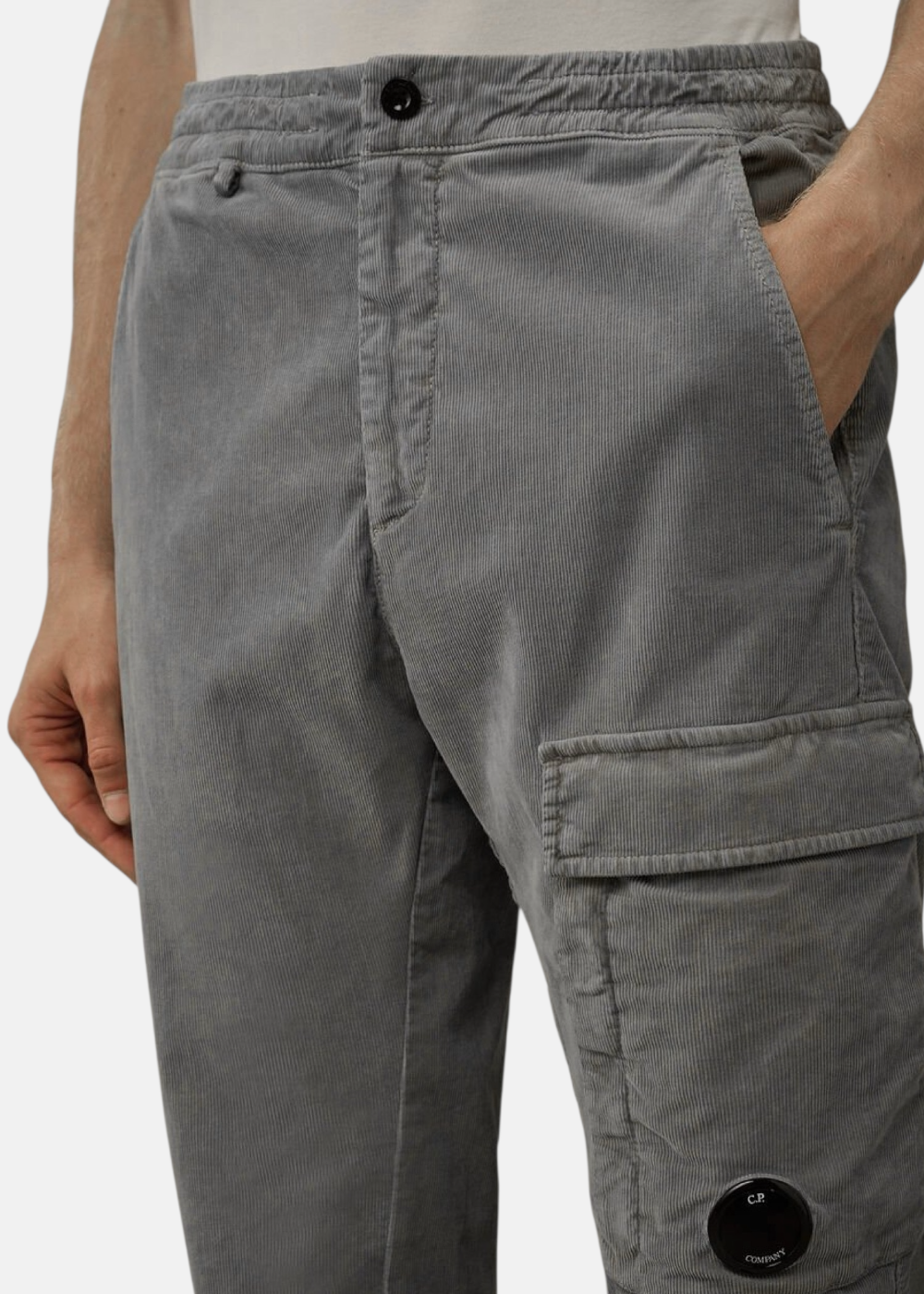 Pantalon Cargo Velours – gris