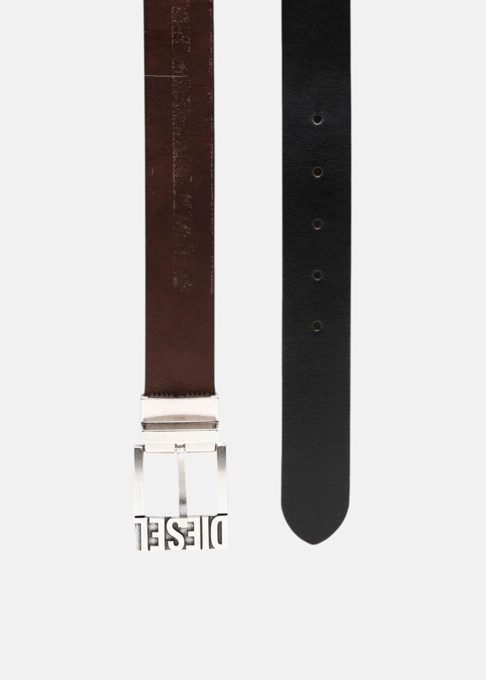 Ceinture réversible en Cuir Silver