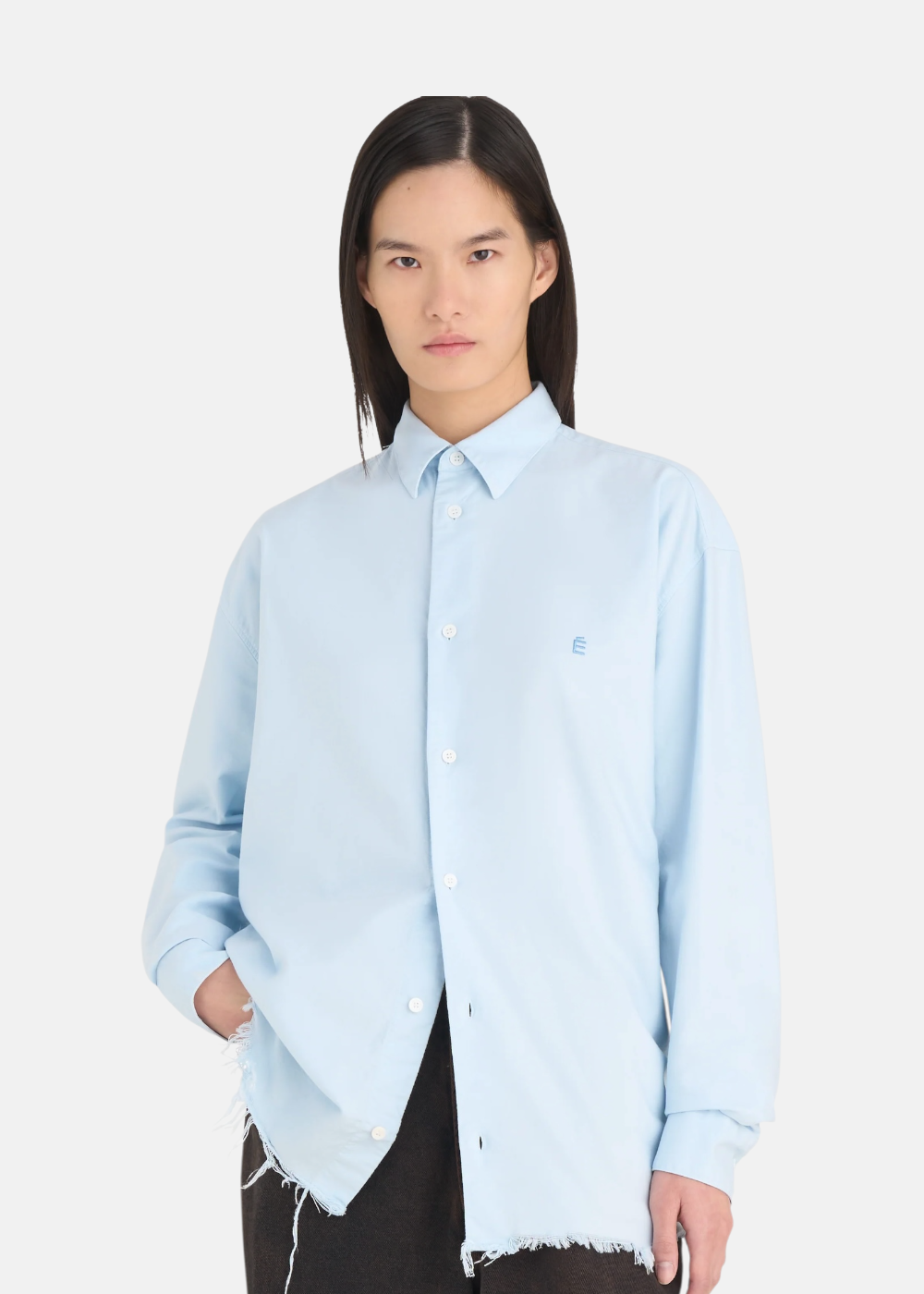 Chemise Études Classic Shirt É - bleu