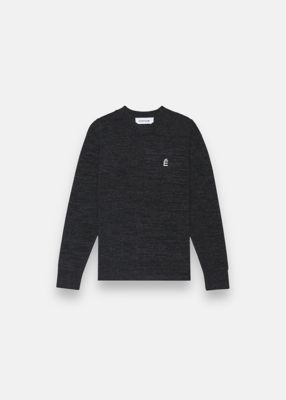 Pull Regular Round Neck É - gris