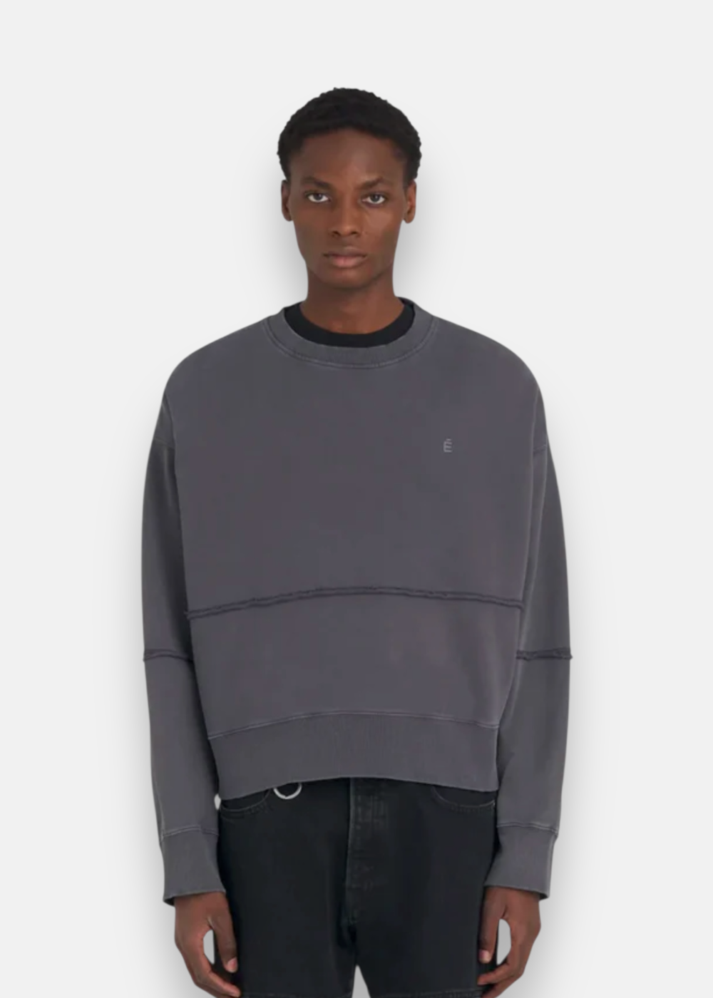 Sweat Boxy Season - gris