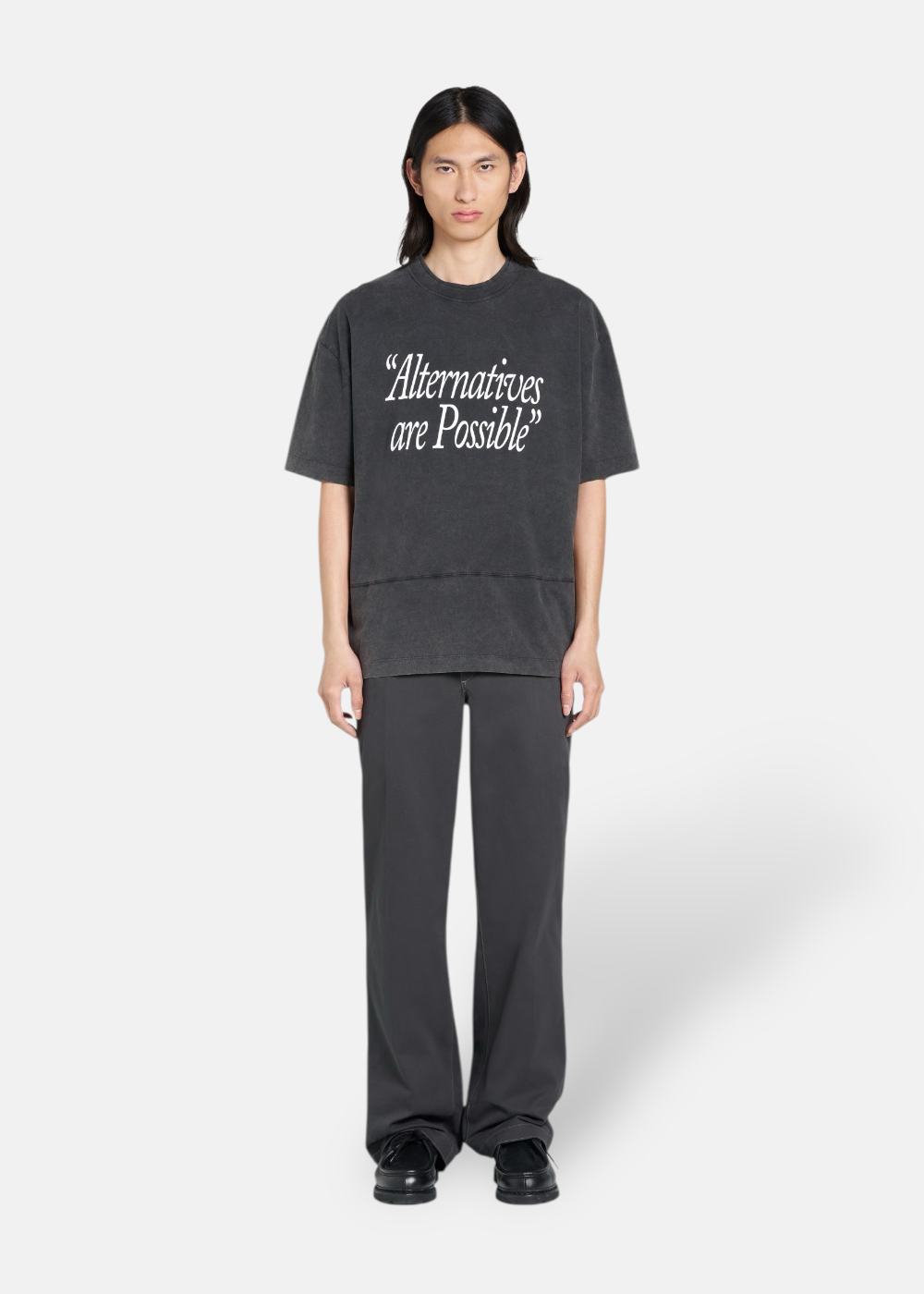 T-shirt Relax Options - gris