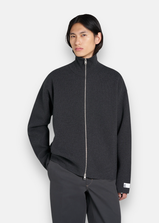 Cardigan É Milano Zip- gris