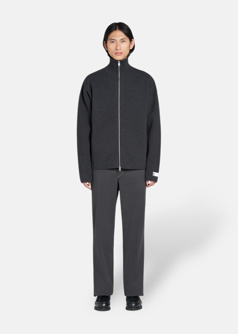 Cardigan É Milano Zip- gris