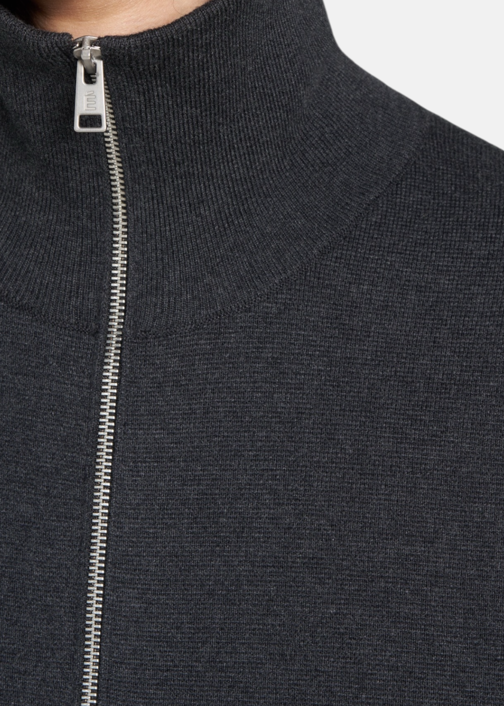 Cardigan É Milano Zip- gris