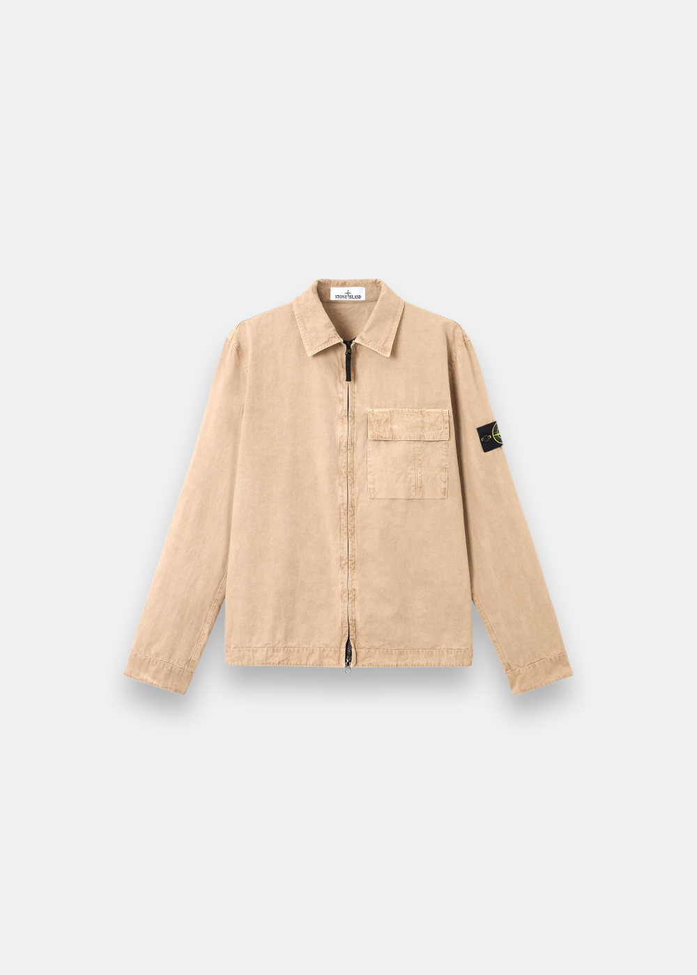 Vue face – surchemise zippée