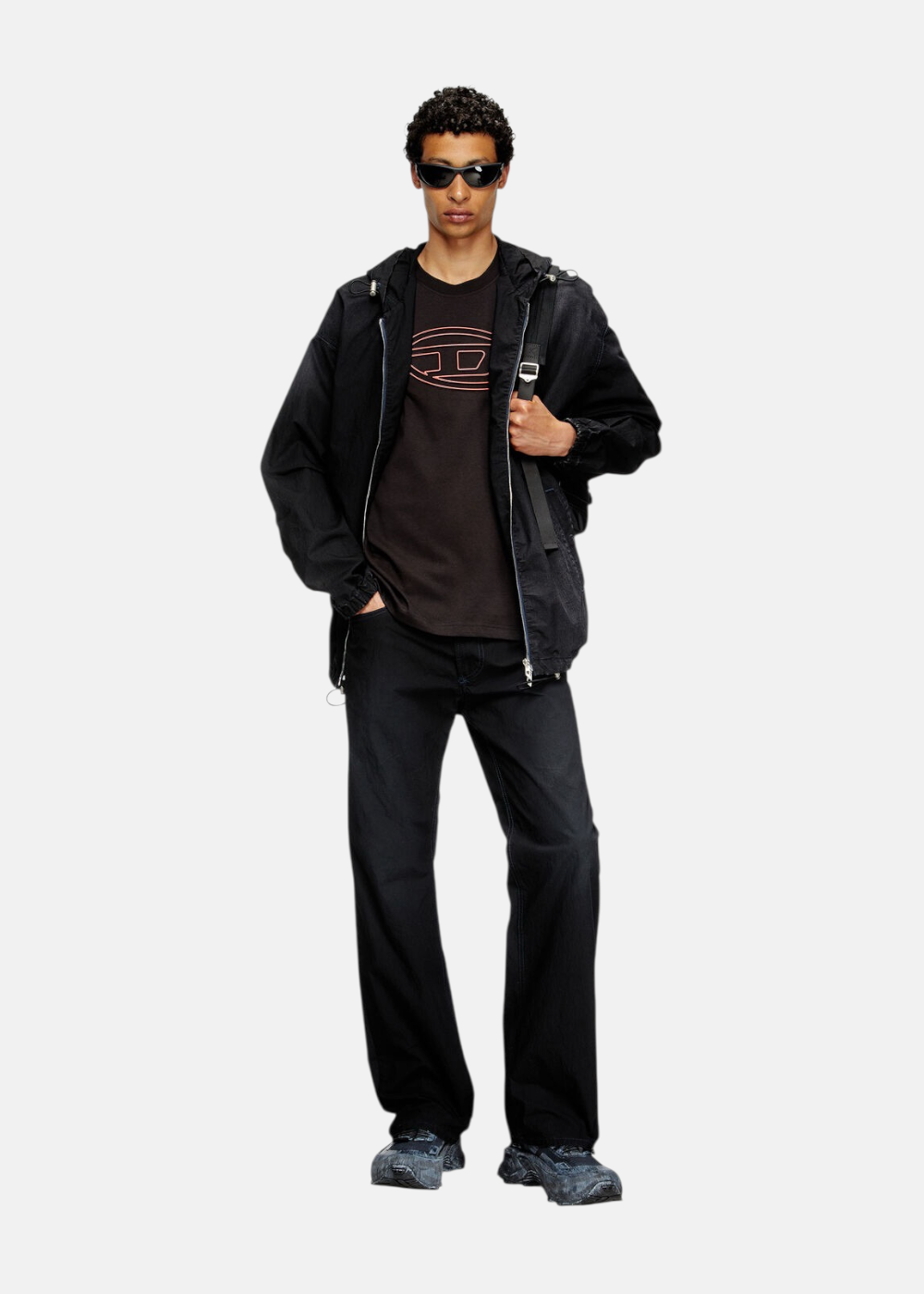 T-shirt T-Adjust-Bigoval - noir