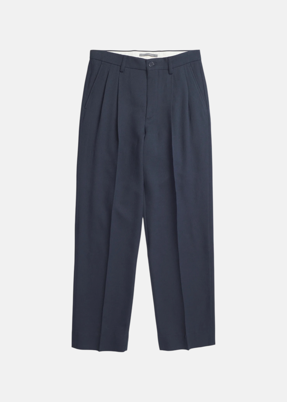 Pantalon Benn large plissé  - navy