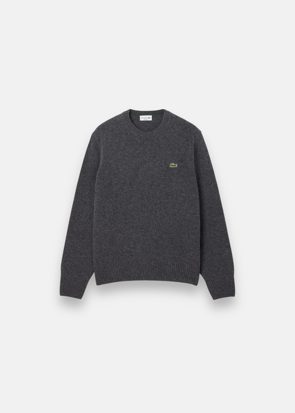 Pull en laine col rond - gris