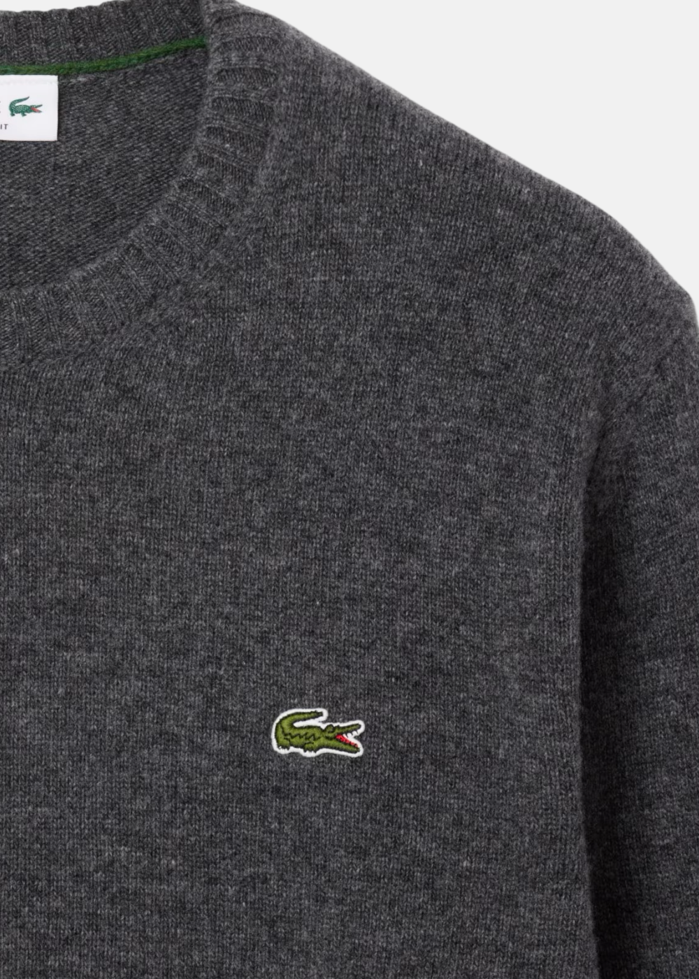 Pull en laine col rond - gris