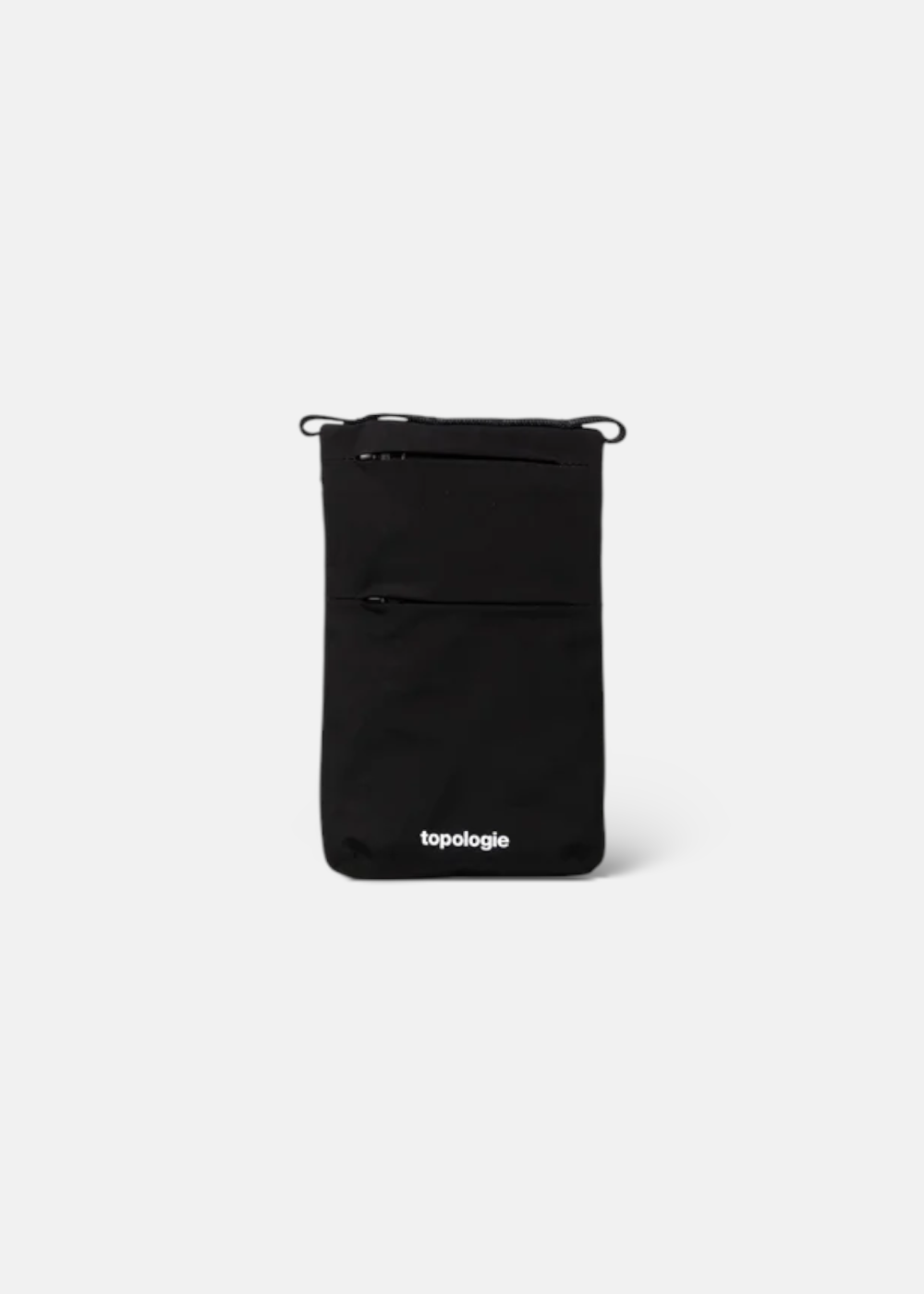 vue de face de la Sacoche Topologie phone 90 noire