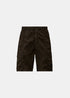 vue de face sur fond blanc du Short Cargo C.P. Company Chrome-R Noir