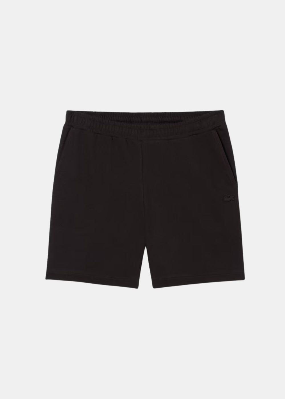 vue de face sur fond blanc du Short Lacoste Jersey Texturé Porto