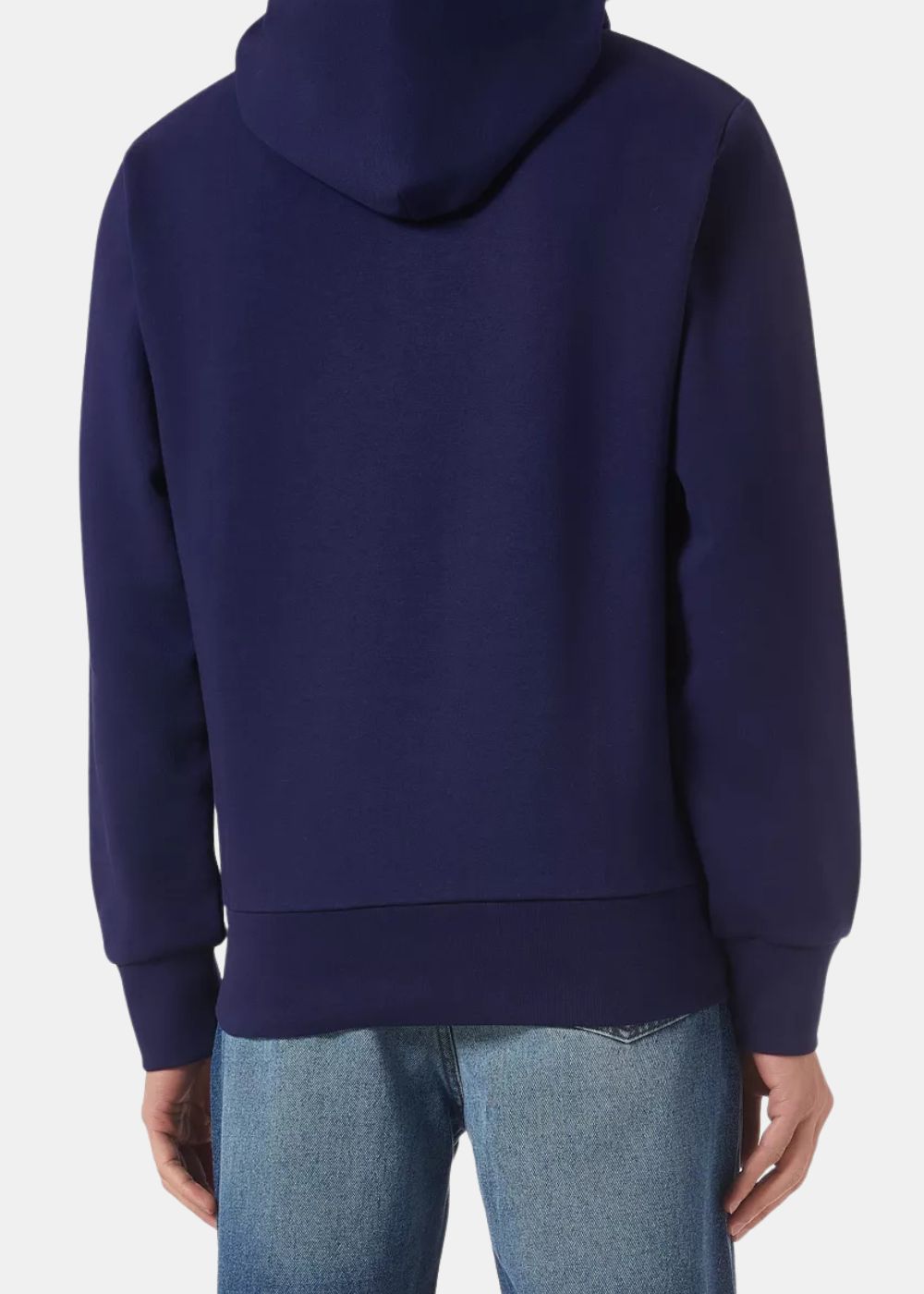 cette photo montre le Sweat zippé à capuche VPC coloris marine de dos