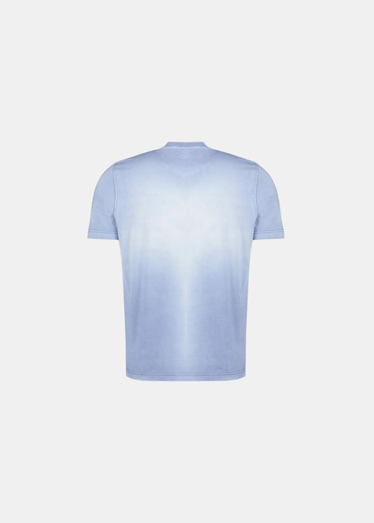 vue de dos du T-shirt Diesel T-ADJUST-R15 bleu délavé