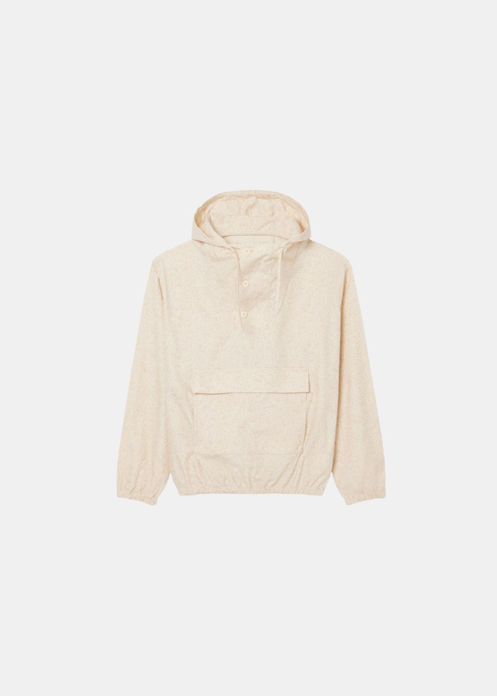vue de face sur fond blanc de la Veste Lacoste imprimé camouflage