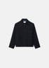 photo de la Veste homme en twill lacoste bleu marine a plat sur fond blanc