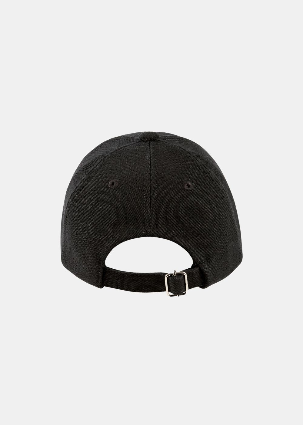 vue arriere sur fond blanc de la Casquette A.P.C. Charlie - noir
